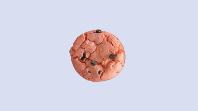 Chocolate-Chipped Strawberry Cookie